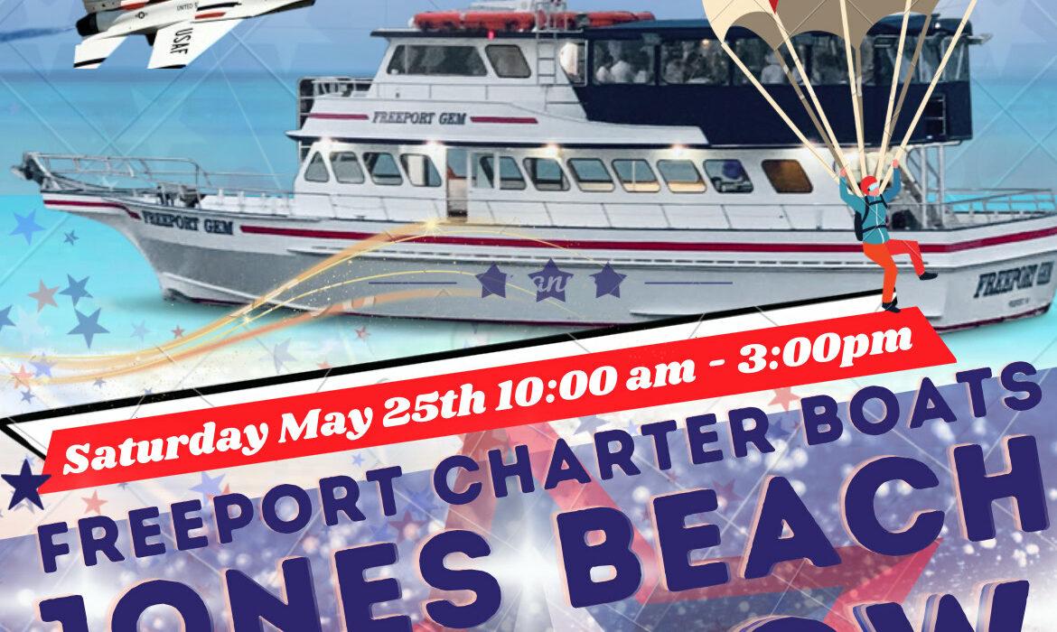 Freeport Charter Boat Jones Beach Air Show