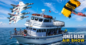 Read more about the article Avoid the Crowds—See the Jones Beach Air Show from the Water