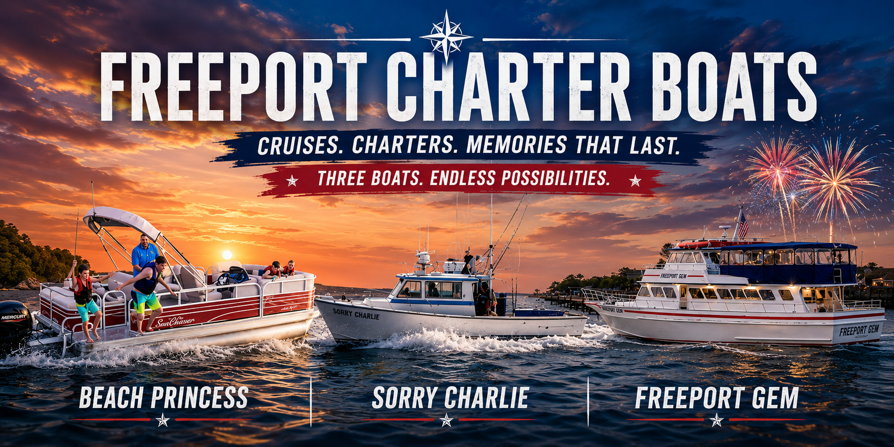 You are currently viewing Freeport Charter Boats: Fishing, Cruising & Beach Trips